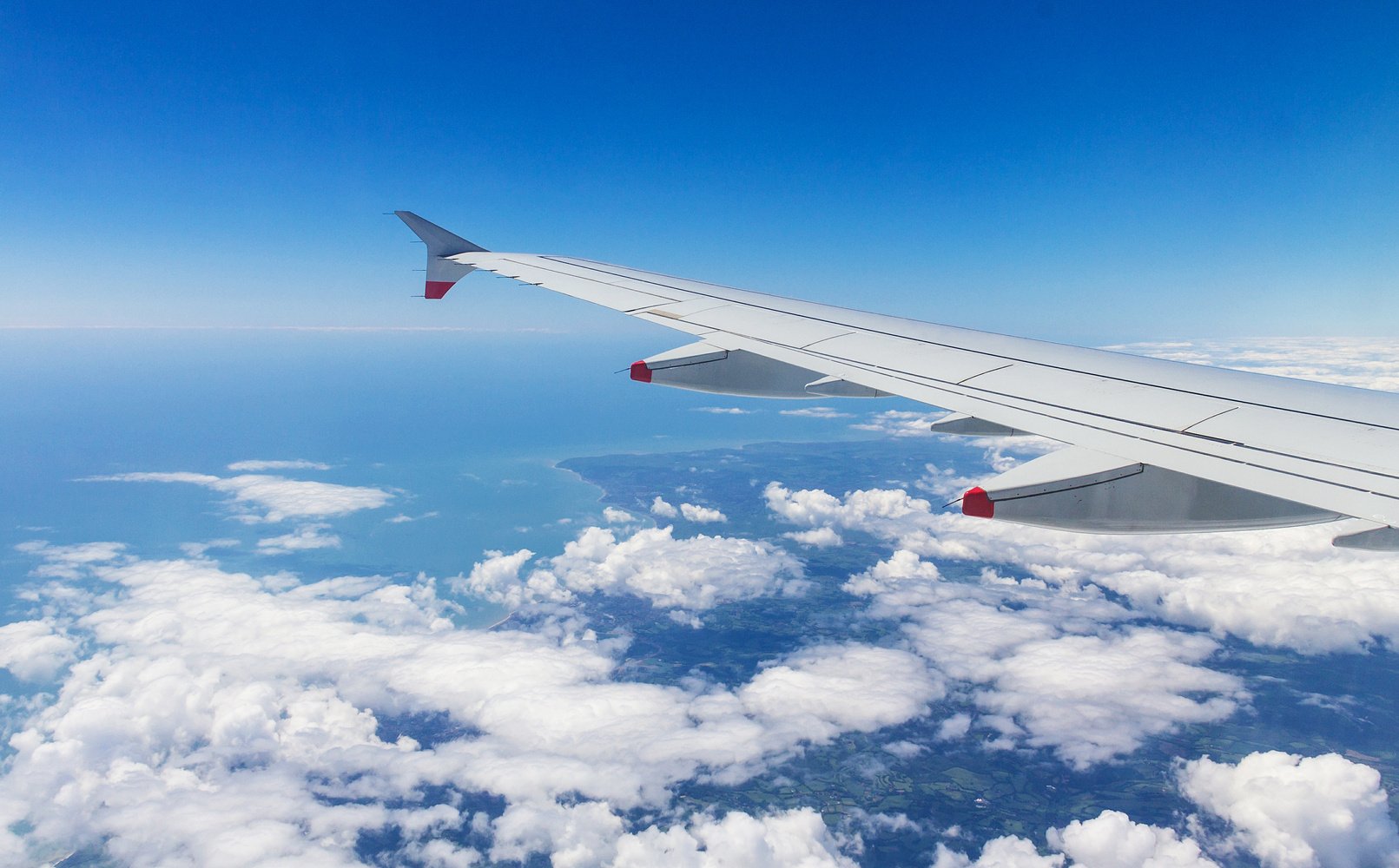 Flight over England